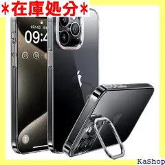 NIMASO レンズスタンド付き ケース iPhone15Pro 用 カバー 角度調整可能 クリア 軽量 薄型 黄変なし レンズ保護 ワイヤレス充電対応 アイフォン15プロ 6.1インチ 対応 スマホケース 機巧シリーズ NSC23H757 692