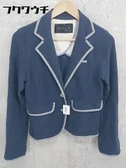 ◇ AS KNOW AS アズノゥアズ 長袖 ジャケット ネイビー レディース 【中古】 【1002800481507】