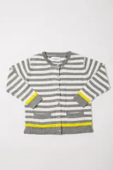 【ARCH&LINE】KNIT CARDIGAN BORDER　カーディガン　新品子供服95 キッズ 女の子 男の子のサムネイル
