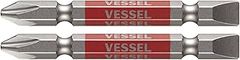ベッセル(VESSEL) 両頭コンビ 剛彩ビット +2/-6×65 2本 GS142665