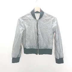 ◇ ⊇ kaene カエン 長袖 シアーブルゾン サイズF ブラック系 レディース E  【1410100024643】