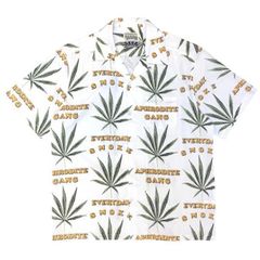 舐達麻　ワコマリア　アロハシャツ　Mサイズ　ホワイト 舐達麻 / HIGH TIMES / 50'S OPEN COLLAR SHIRT - WACKO MARIA