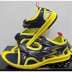 ★ムーンスター★『バネのチカラ』軽快サンダル！スーパースターSK762イエロー19.0センチ