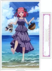 【中古】雑貨 中野二乃 BIGスタンド 「映画 五等分の花嫁 あたりツキ!トレーディングアクスタ Ver. 砂浜デート」 あたり賞