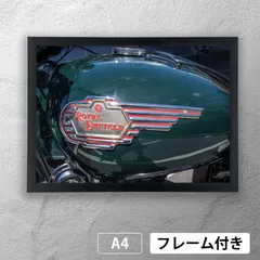 ロイヤルエンフィールド（ROYAL ENFIELD）　クラシック　タンクアップ　フォトポスターA4　マット　その36　【フレーム付】《MT》のサムネイル