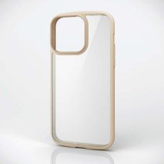 iPhone 14 Pro Max TOUGH SLIM LITE フレームカラー 背面ガラス (アイボリー)