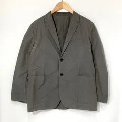 MARGARET HOWELL マーガレットハウエル テーラードジャケット 579-120115 JACKET古着 メンズ Lサイズ チャコールグレー アウター A14585◆のサムネイル