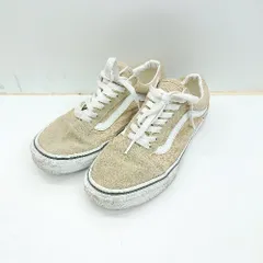 ◇ VANS ヴァンズ 751505 スニーカー サイズ23.5 ベージュ系 レディース E  【1408060035052】