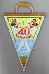 【中古】置物・装飾品 ミッキー＆ミニー(ライムグリーン～スカイブルー) ドリームガーランド 「東京ディズニーリゾート40周年 “ドリームゴーラウンド”」 東京ディズニーリゾート限定