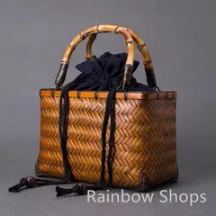 職人手作り 细工竹編 バッグ 竹の編物 提籃籠 竹編細工籠 竹工芸 竹細工 職人手作り 细工竹編 バッグ 竹の編物 提籃籠 竹編細工籠 竹工芸