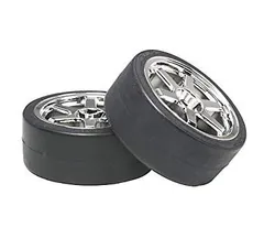 (未使用･未開封品)　タミヤ HOP-UP OPTIONS OP.960 メッキ6本スポークホイールDタイヤ2本 sdt40b8 Amazon | タミヤ HOP-UP OPTIONS OP.960 メッキ6本スポーク