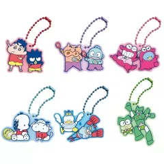 【中古】キーホルダー 全6種セット 「原作クレヨンしんちゃん×はぴだんぶい スペシャルラバーマスコット」