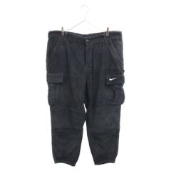 SUPREME (シュプリーム) 22SS ×NIKE Arc Corduroy Cargo Pant ナイキ アーチロゴ コーデュロイ カーゴパンツ ブラック DM1779-010