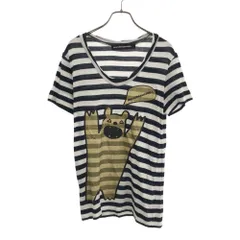 メルシーボークー 日本製 ボーダー 半袖 Tシャツ 1 ホワイト系 mercibeaucoup. レディース