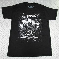オフィシャル バンドTシャツ ダムド THE DAMNED Young Hot Loud & Stiff ブラック 黒