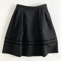 60i27 FOXEY NEW YORK フォクシー ニューヨーク Tiramisu ティラミス フレアスカート 39841 40 ブラック 日本製のサムネイル