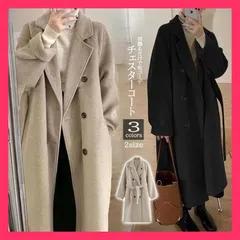 ★売れ筋★新作 レディース チェスター コート ロング アウター ゆったり 羽織 羽織るだけで旬コーデ　チェスターコート■コメント ■注意事項※採寸方法違いより、多少 おすすめ おしゃれ　かわいい　人気 coat165zk