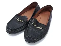 COACH コーチ FG4581 メイビス レザー ローファー ホースビット スリッポン 表記サイズ 7(約24cm) 靴 シューズ ブラック系 DI3615
