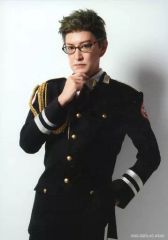 [중고]생사진(남성) 이토 아키켄(파인)/무릎 위·의상 블랙·오른손턱·캐릭터 샷/무대[ACCA13구 감찰과]솔로 브로마이드