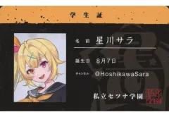 【中古】キャラカード 星川サラ(レア) 「バーチャルYouTuber にじさんじ YANKEE ROAD ランダムチェキ風カード」