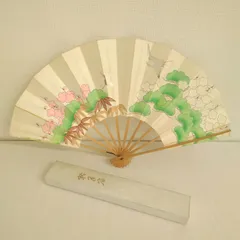 日本舞踊 御舞扇 扇子 松 専用箱付き asakusa1394_ag3025
