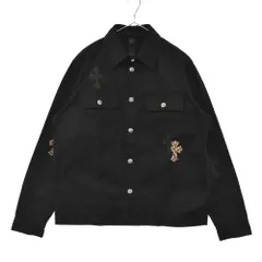 CHROME HEARTS (クロムハーツ) WORKDOG クロスパッチ付きワークドッグデニムジャケット ブラックのサムネイル