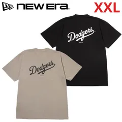 新品 大きいサイズ NEWERA ニューエラ NEW ERA 正規品 MLB ロサンゼルス ドジャース LA 半袖 Tシャツ ティーシャツ 半袖Tシャツ MLB ロゴ メンズ レディース グレー 黒 ブラックXXL 3L 14410097 14410098