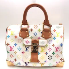 LOUIS VUITTON/ルイヴィトン M92643 スピーディ30 モノグラム・マルチカラー ハンドバッグ ホワイト系 レディース
