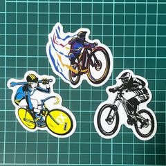 ST461 防水ステッカー シール 自転車 マウンテンバイク サイクリング