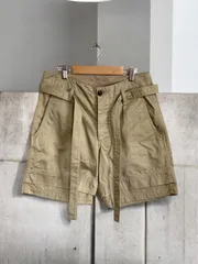 【送料無料】レイヤードショーツ デザイナーズ Mojito 参考価格:3.4万  関連イメージワード：Sacai サカイ Comoli  コモリ チノショーツ ハーフパンツ matsufuji taakk レイヤードショーツ khoki ドメブラ setchu