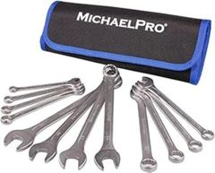 コンビネーションレンチセット 12本セット 13度 8,10,11,12,13,14,15,16,17,18,19mm マイケルプロ MP001091 工具 整備用品 メンテナンス 修理 DIY 自動車 軽自動車 自動車やバイクの整備に MichaelPro