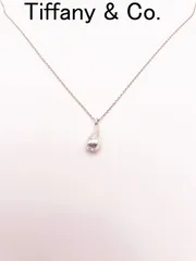 ティファニー ティアドロップ ネックレス シルバー925 約44cm Tiffany & Co. 正規品