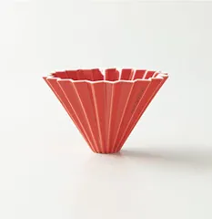 【送料無料】 k-ai origami ケーアイ オリガミ ドリッパー Mサイズ レッド  ドリッパーホルダー別売りのサムネイル