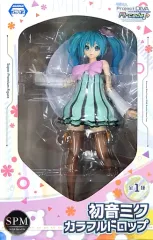 【中古】フィギュア 初音ミク 「初音ミク Project DIVA Arcade Future Tone」 スーパープレミアムフィギュア ”初音ミク-カラフルドロップ”
