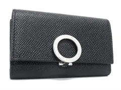 ■新品同様■ BVLGARI ブルガリブルガリ レザー 6連 キーケース 鍵入れ メンズ ブラック系 AU9900のサムネイル