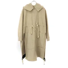 CELINE セリーヌ by Phoebe Philo ウールカシミヤフーデッドコート 2 8P17 5955 ベージュ 34