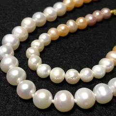 【新品】本真珠★淡水パールネックレス＆ブレスレットセット