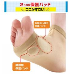 ZB701-3 3拍子ガイハンサポーター 外反母趾サポーター がいはんぼし 腱膜瘤保護サポーター 靴下 両足セット 外反母趾対策 ウォーキング