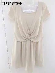 ◇ Sweet Mommy スウィートマミー 半袖 膝丈 ワンピース サイズM ベージュ系 レディース  【中古】 【1110200010125】