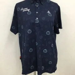le coq sportif 半袖ポロシャツ ＬLサイズ 紺　ルコック