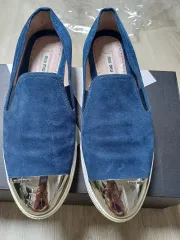 ミュウミュウ　スリッポン　22.5㎝ 楽天市場】ミュウミュウ MIU MIU スリッポン（37） ブラックx