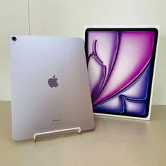 美品 バッテリー最大容量100％ iPad Air 13インチ M2 Wi-Fi 128GB MV2C3J/A パープル 【C2234-80】