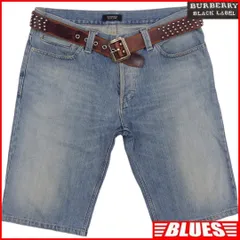 バーバリーブラックレーベル ハーフパンツ 82 デニム ジーンズ TY3164