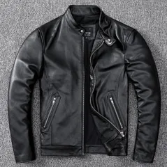 本革ジャッケット　レザージャケット 　本革 牛革　ライダースジャケット メンズファッション バイクジャケット 　革ジャン 　レザージャケット メンズ 本革 　ライダースジャケット