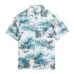 アロハシャツ メンズ 夏 レーヨン 半袖 鶴 ツル 和柄 総柄 開襟シャツ ALOHA レーヨン アロハ レーヨンシャツ ハイビスカス レーヨン100% オープンカラー 半袖シャツ 夏物 オープンカラーシャツ 大きいサイズ ビッグサイズ RB-60