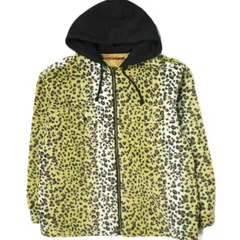 SUPREME シュプリーム 23AW Fleece Zip Up Hooded Shirt Leopard レオパード フリースジップアップパーカー  フーディー ブラウン