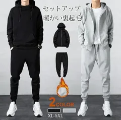 上下セット メンズ 裏起毛 暖かい スウェット 長袖 パーカー トレーナー ジップアップ セットアップ ジャージ スリム 無地 スポーツウェア ジム 運動 ルームウェア xzjhvtj#