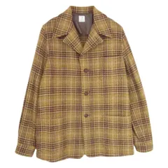 ANATOMICA アナトミカ 530-562-05 チェック ウール ジャケット カーキ系 38【中古】のサムネイル