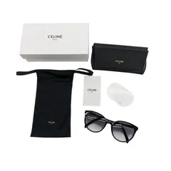 美品 CELINE PARIS セリーヌ CL500771 001メガネ サングラス ブラック グレーレンズ クリアレンズ ケース付きのサムネイル