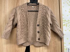 MO5 2点セット GU KIDS 110cm ニットカーディガン、ニットワンピース